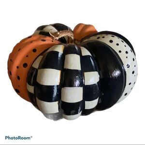 COPY - Courtly Check 12” Pumpkin